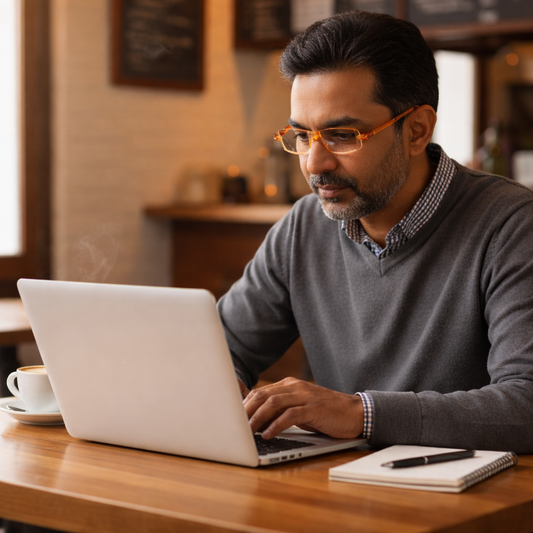 Compact 2A Folding Monitor Reading Glasses