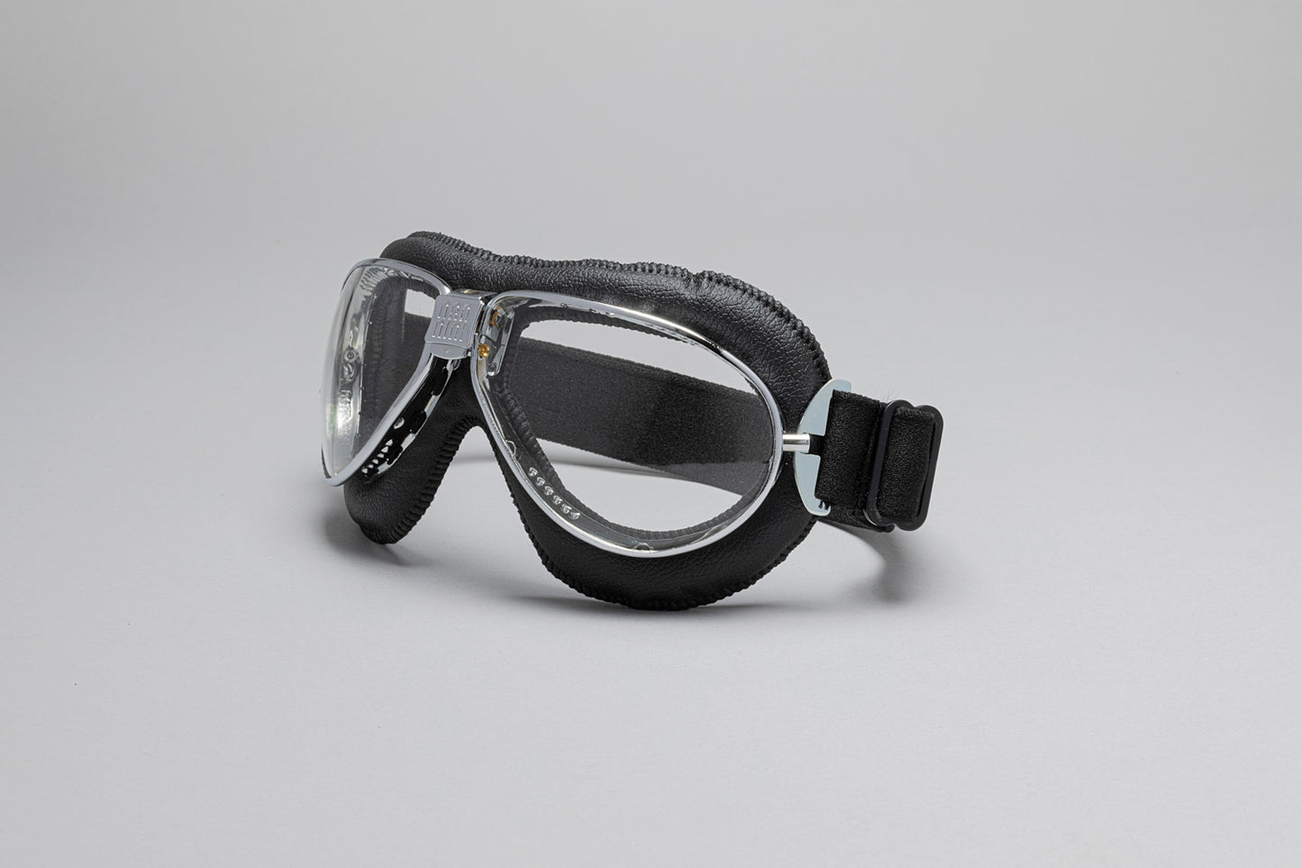 TT Padded Leather Motorcycle Goggles