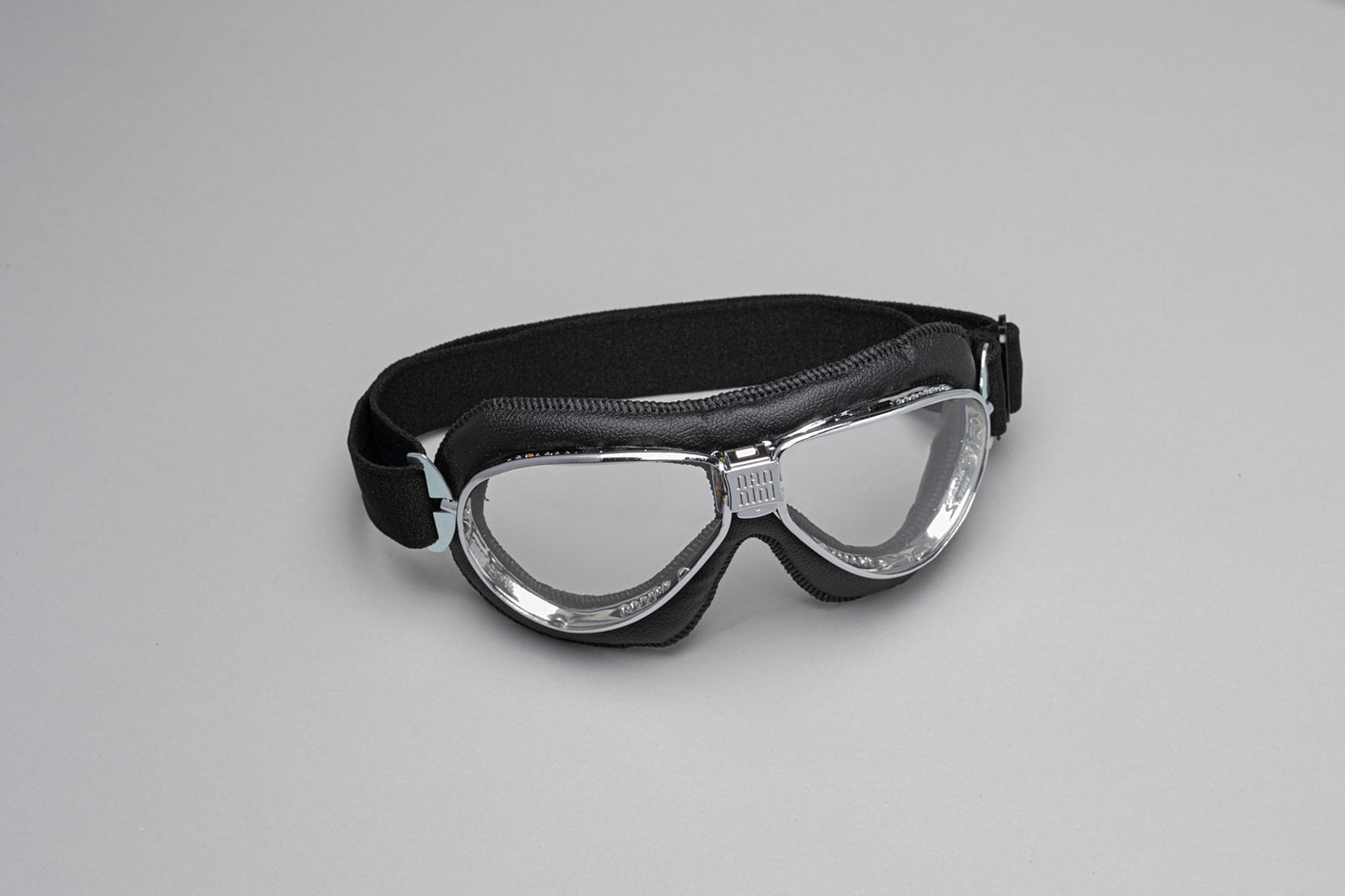 TT Padded Leather Motorcycle Goggles