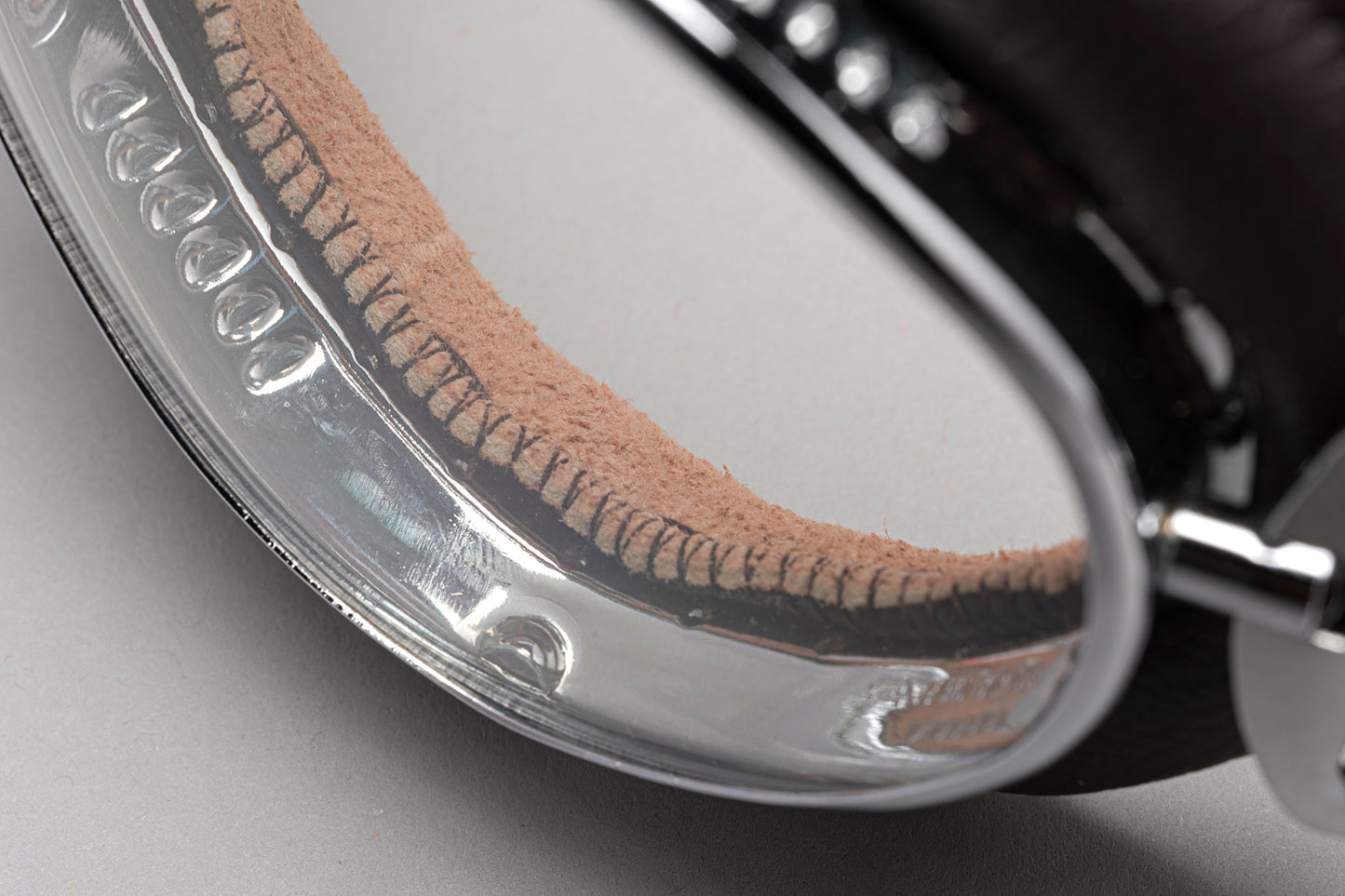 TT Padded Leather Motorcycle Goggles