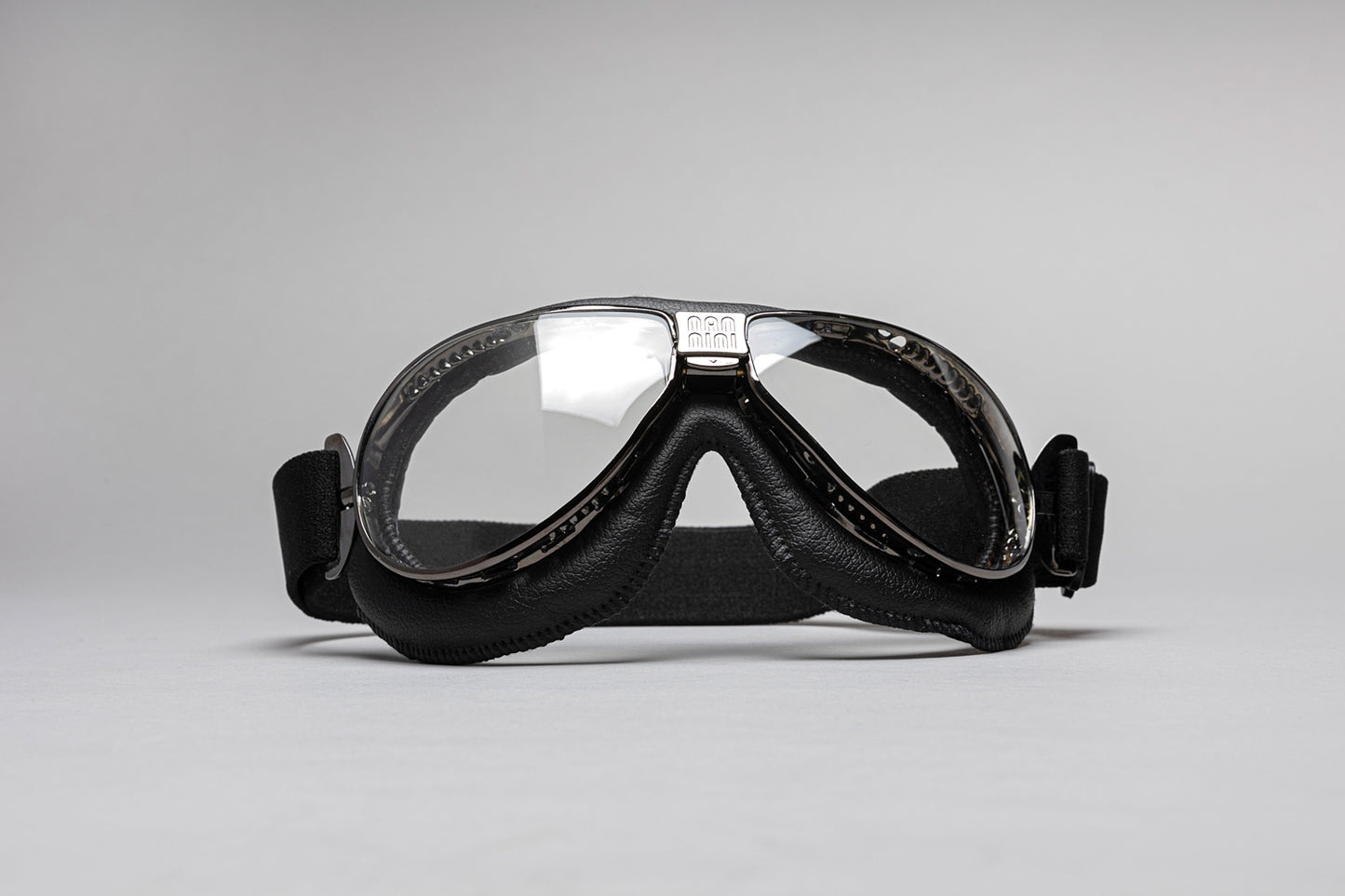 TT Padded Leather Motorcycle Goggles